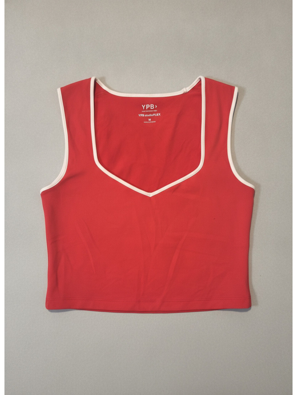 YPB studioFLEX Women Tank Top Red Medium Stretch Fit